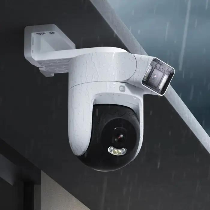 2025 Xiaomi caméra extérieure 4 double objectif 3K IP66 étanche couleur Vision nocturne AI détection humaine caméscope pour Mi Home APP