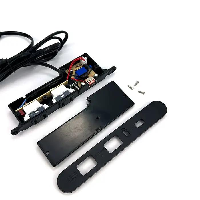 Multiprise murale universelle 100V-220V avec 2 prises CA