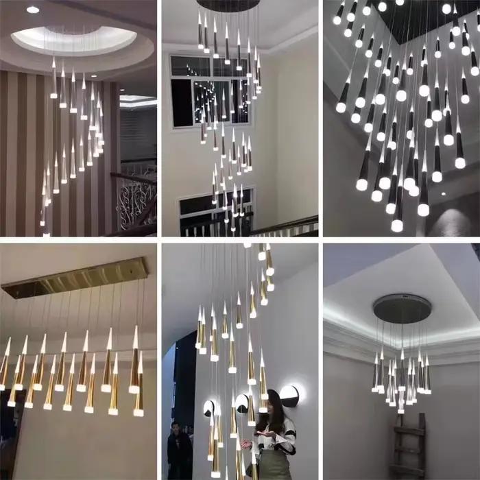 Lampes suspendues modernes à LED