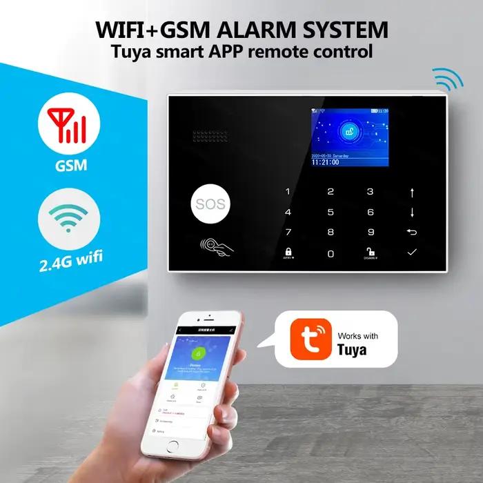 KERUI G30 Kit de système d'alarme domestique bricolage Smart Life APP contrôle hôte