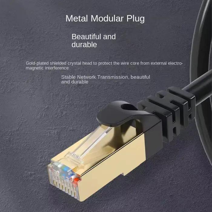 Câble Ethernet Cat6 Gigabit haute vitesse 1000Mbps