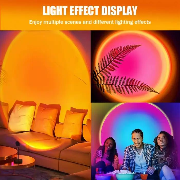 Lampe Coucher de Soleil avec Télécommande