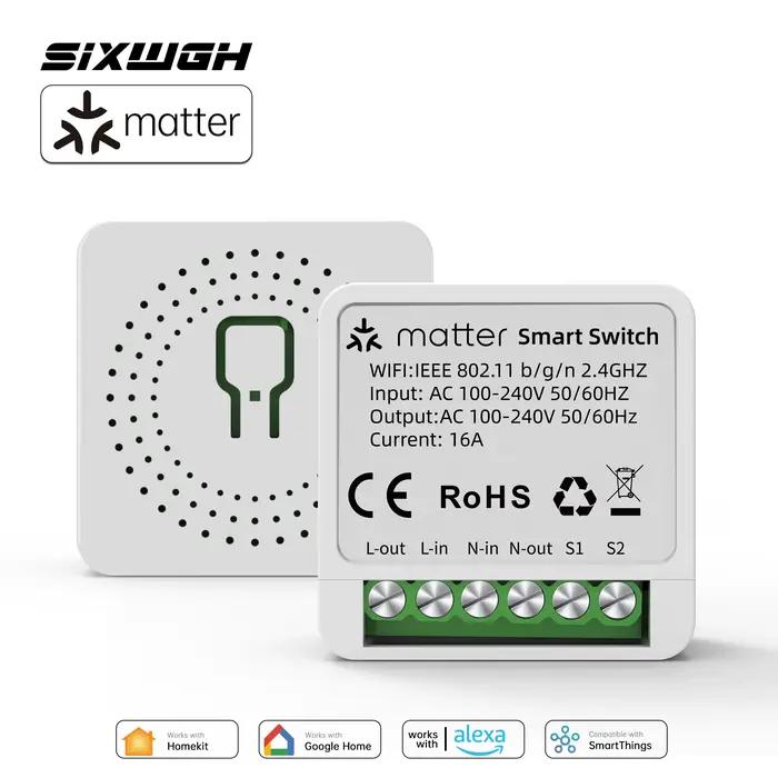 Interrupteur intelligent Meross Matter 16A