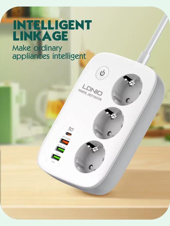 Sat NIO-Multiprise avec 3 Prises d'Extension USB