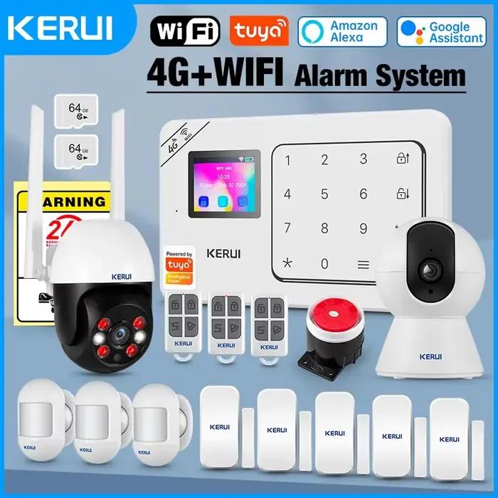 KERUI – système d'alarme domestique compatible avec Alexa
