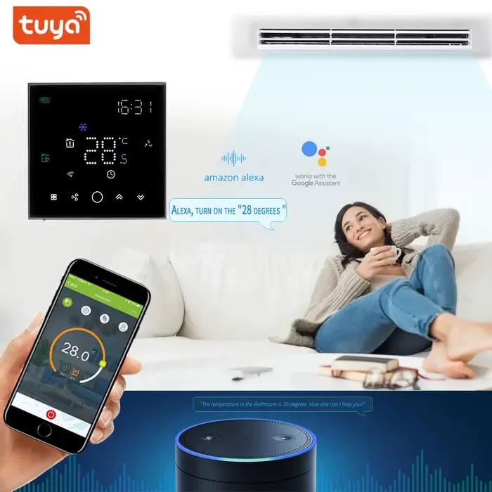 Prise en charge du contrôleur de ventilateur sans fil Tuya WiFi Smart ThermoandreResubdivision