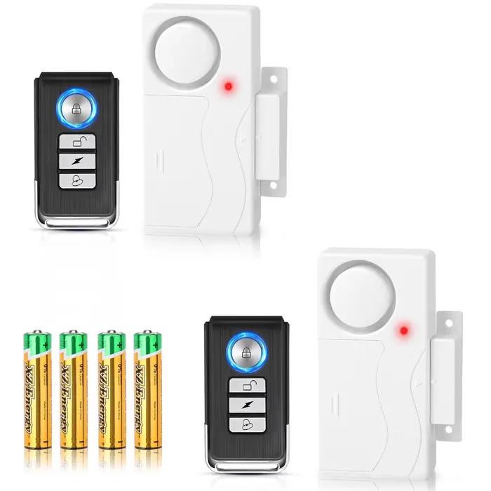 Awapow alarme de porte sans fil avec télécommande alarmes de sécurité antivol