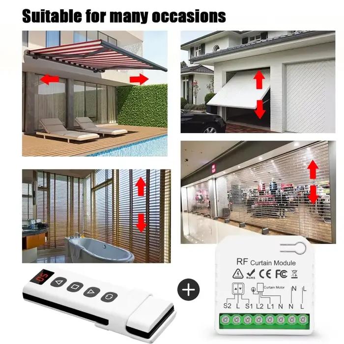 Volet roulant électrique pour porte de garage