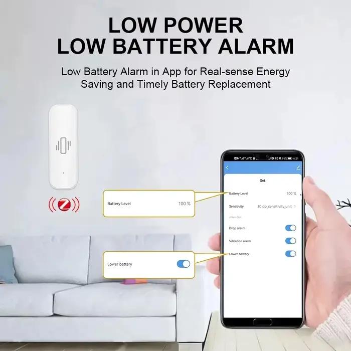 Capteur de vibrations intelligent ZigBee