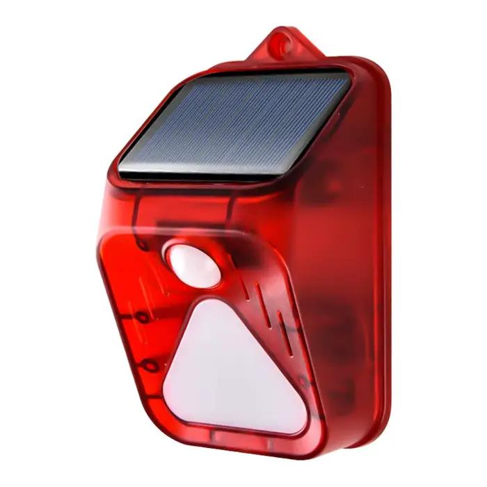 Lumière d'alarme étanche à énergie solaire