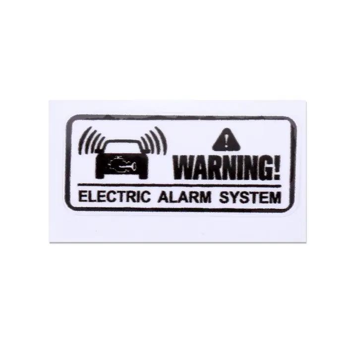 Autocollant pour système d'alarme à l'iode