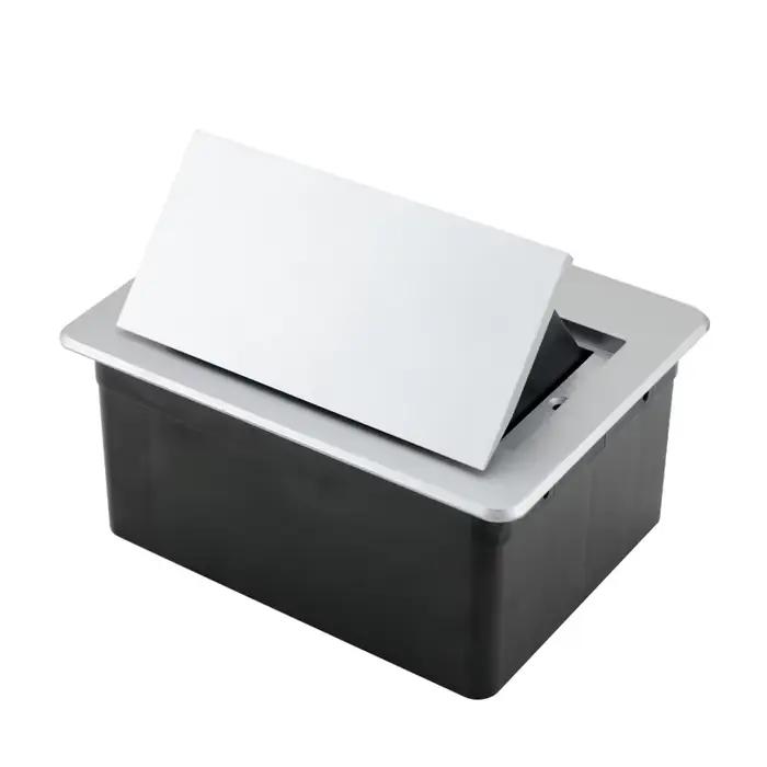 Prise Standard ue couvercle en aluminium de bureau