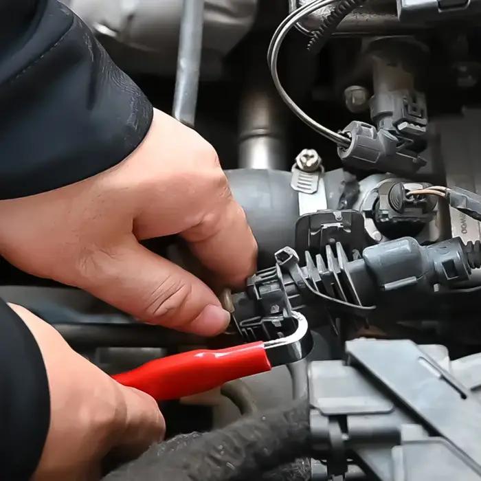 Outil de démontage de séparateur de connecteur de borne électrique pour véhicules multicolores adapté à la plupart des voitures pour réparation automobile facile et sûre