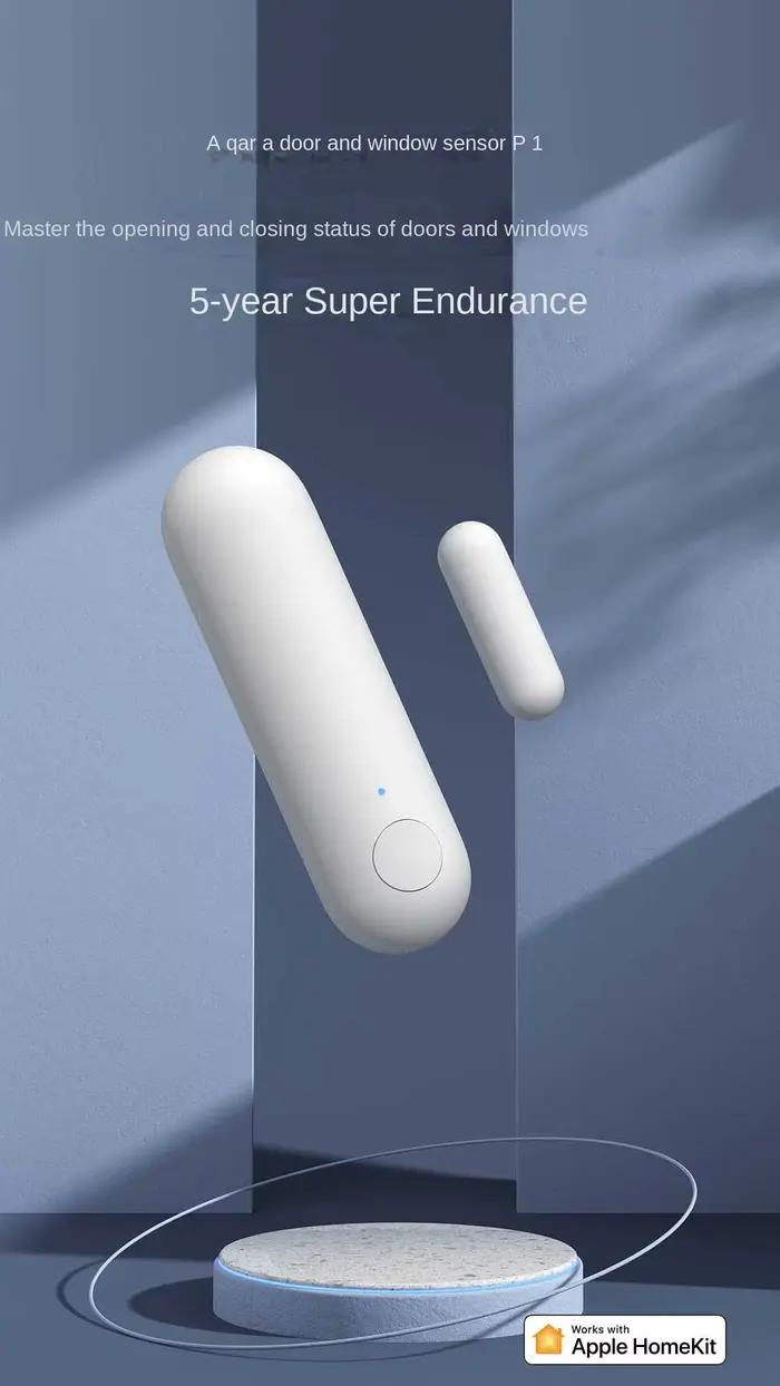 Capteur de porte et fenêtre Aqara P1 Zigbee 3.0 sécurité sans fil maison intelligente antivol application HomeKit protection efficace pour maison bureau magasin entretien facile installation rapide