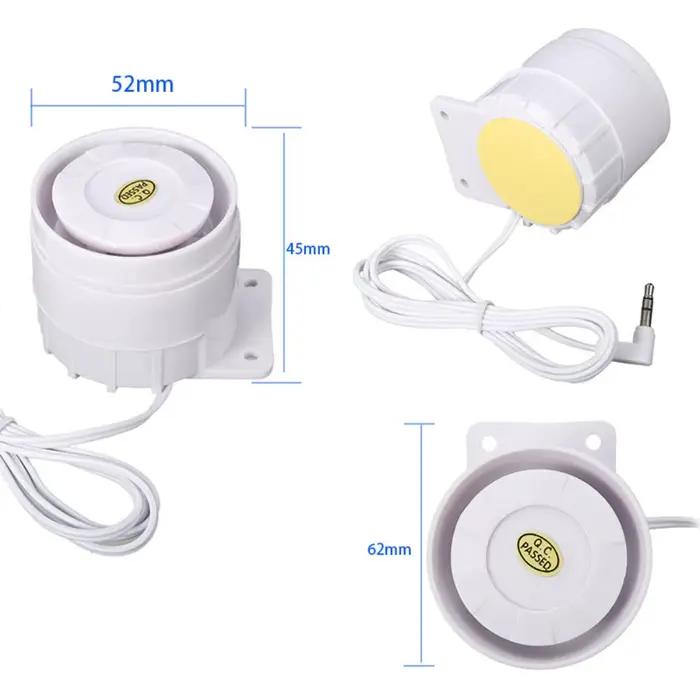 Haut-parleur de sirène filaire pour hôte d'alarme Pg-103 Pg-105 Pg-106 Pg-107 Wifi Gsm système