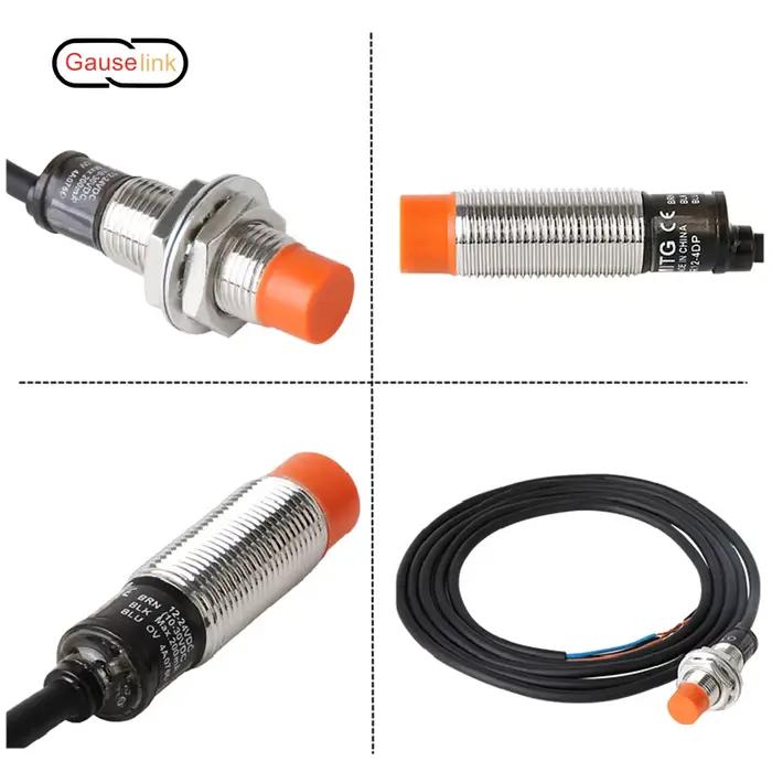 Capteur de proximité PR12-4DN Type métallique inductif NPN PNP M12 cylindrique huile étanche à l'eau Anti-poussière DC12-24V 3 fils