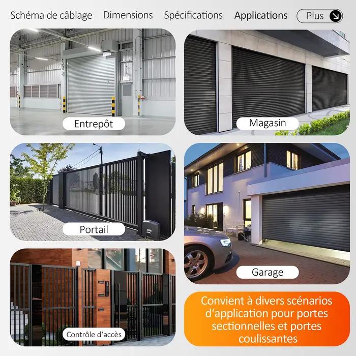 Contrôleur Intelligent de Portail Mini Tuya 16A avec WiFi et Zigbee