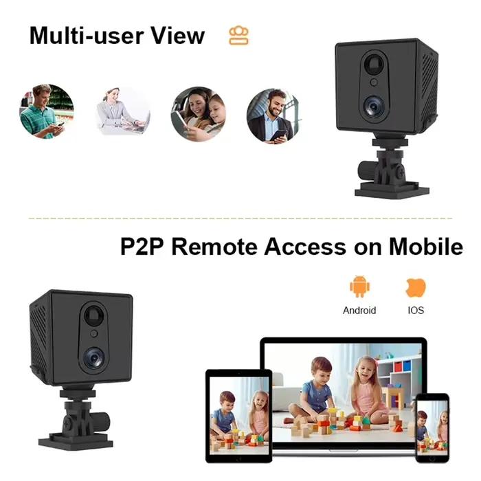 Mini caméra 5MP 4G avec carte SIM