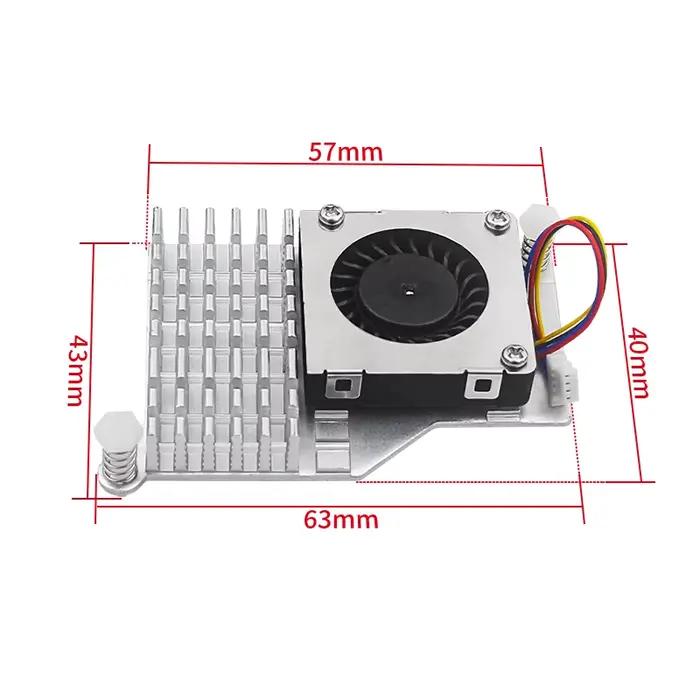 Raspberry Pi 5 refroidisseur actif dissipateur thermique en aluminium PWM ventilateur de refroidissement vitesse