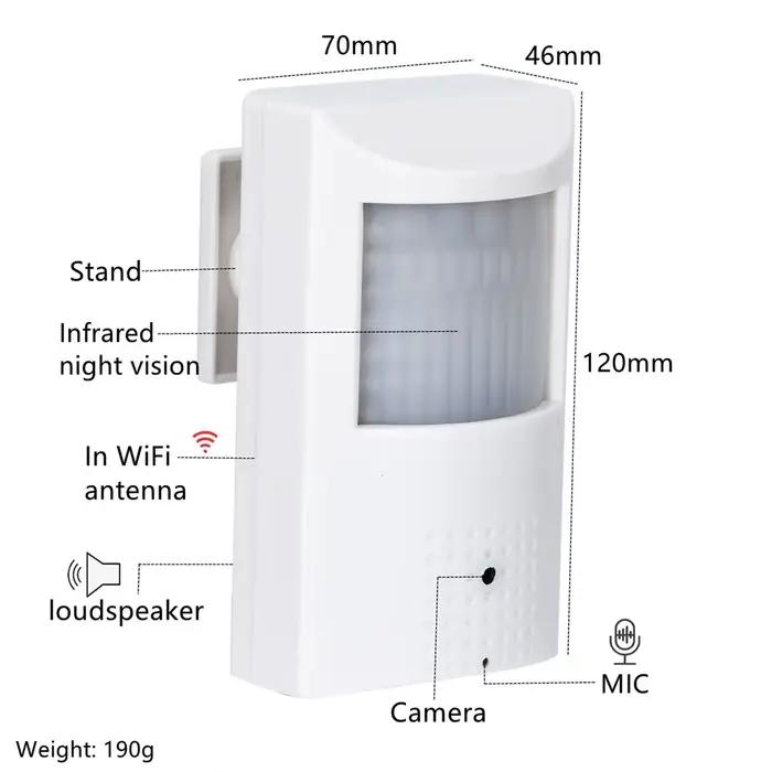 Tuya 6mp Mini caméra wifi IP 4MP PIR Style intérieur Onvif Audio intégré fente pour carte TF IPC Vision 48 pièces 940nm IR LED sécurité intelligente