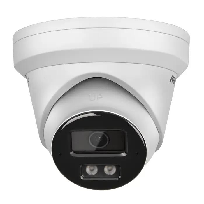 Caméra réseau tourelle fixe Hikvision DS-2CD2383G2-LI2U 8MP 4K AcuSense Smart Hybrid Light POE avec double microphone intégré pour la surveillance