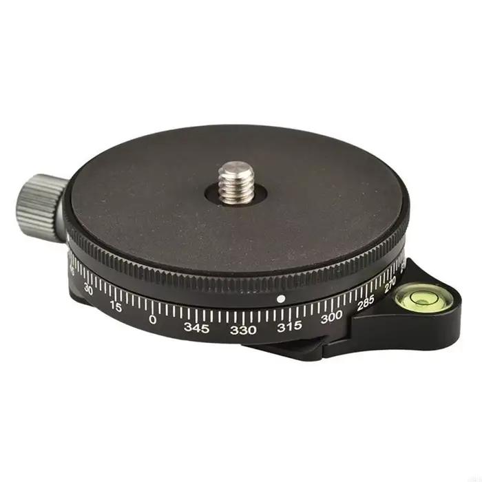 60 Camera Panoramic Panning Base avec plaque type ARCA-SWiss avec niveau bulle