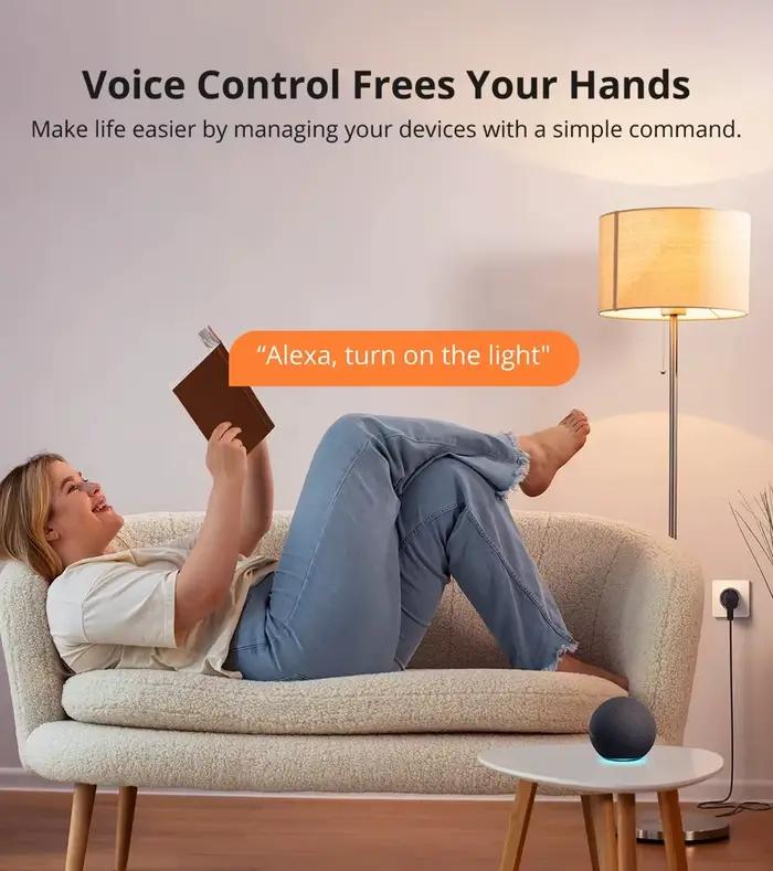 SONOFF S60 EU SONOFF Wifi prise Wifi prise intelligente Protection contre les surcharges minuterie scène intelligente télécommande Via EWeLink Alexa Google