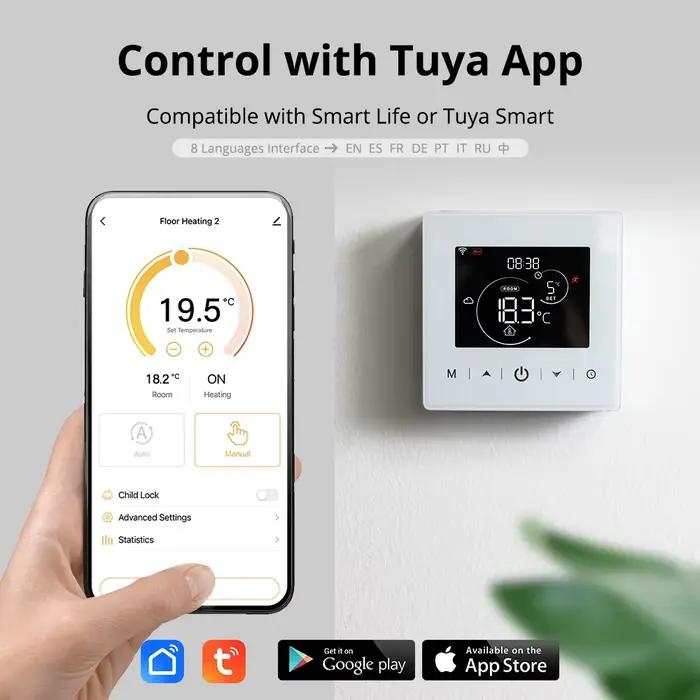 Thermostat intelligent Beok Smart Home Tuya WIFI