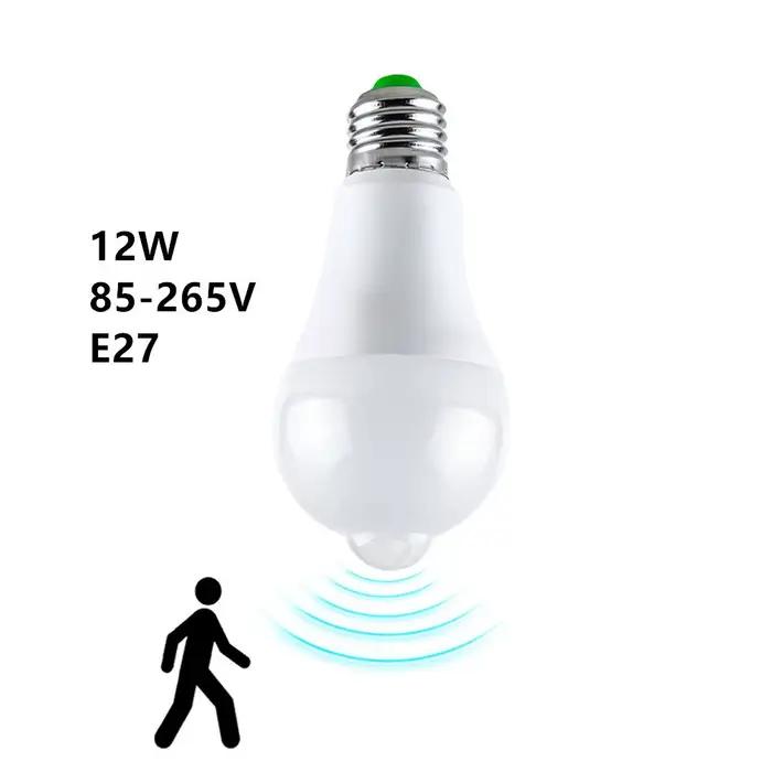 Ampoule LED avec capteur de mouvement PIR E27