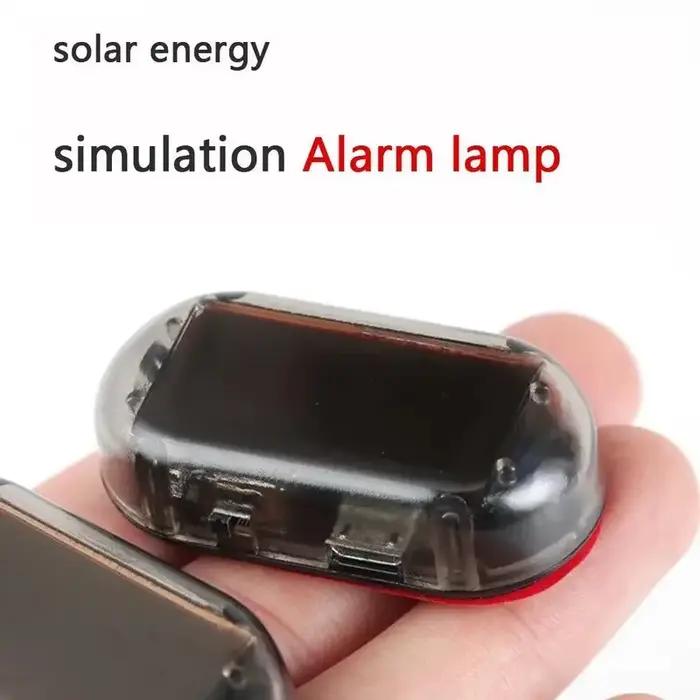 1 pièce Lampe de sécurité factice à LED solaire