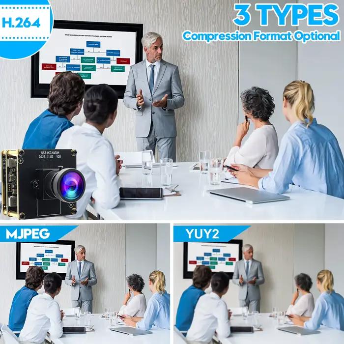 ELP 4K 60fps USB3.0 caméra HDMI IMX415 3840*2160 Webcam haute vitesse 38x38mm Mini