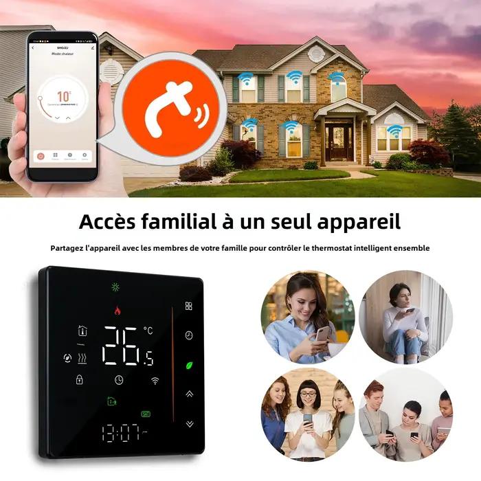 Thermostat WiFi intelligent pour système de chauffage et de refroidissement au sol