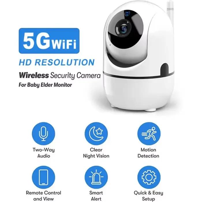 Caméra IP WiFi Miniature Intelligente Lenovo avec Suivi Automatique 1080P