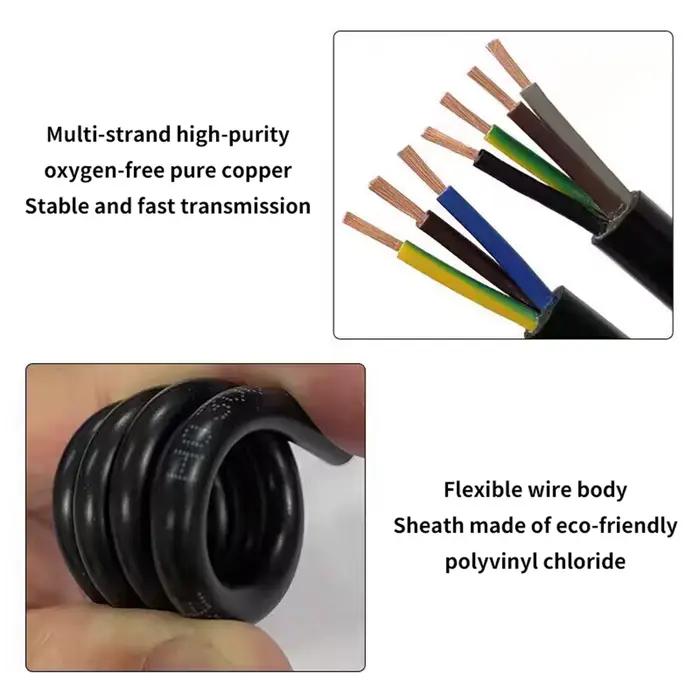 Câble d'alimentation H05VV-F 0