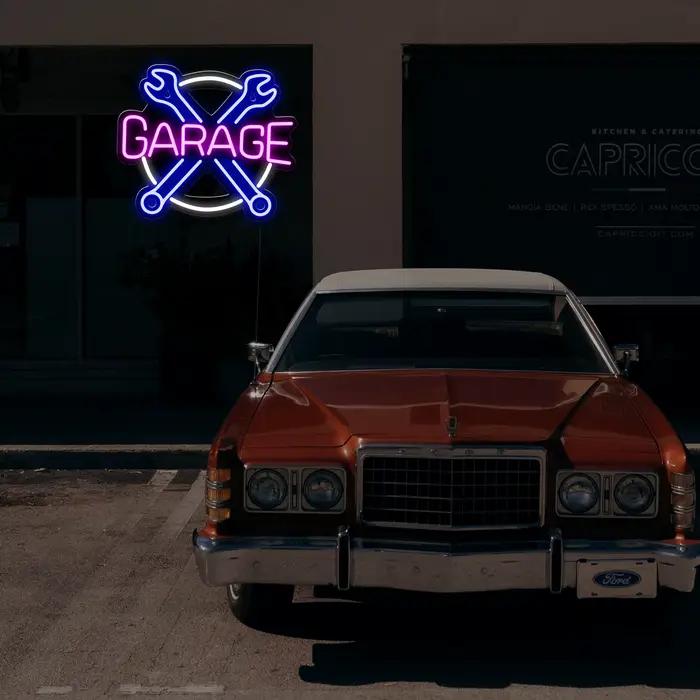 1 enseigne de garage néon