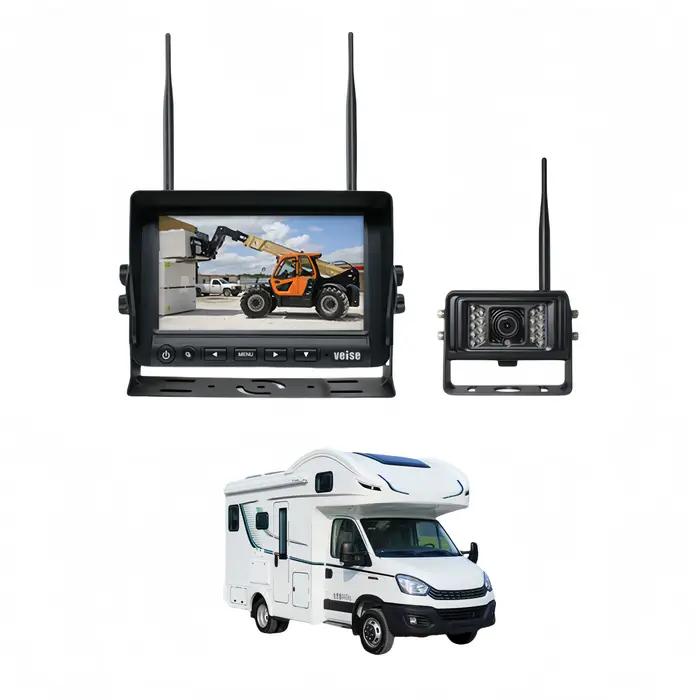 Caméra de recul sans fil 7 pouces avec moniteur