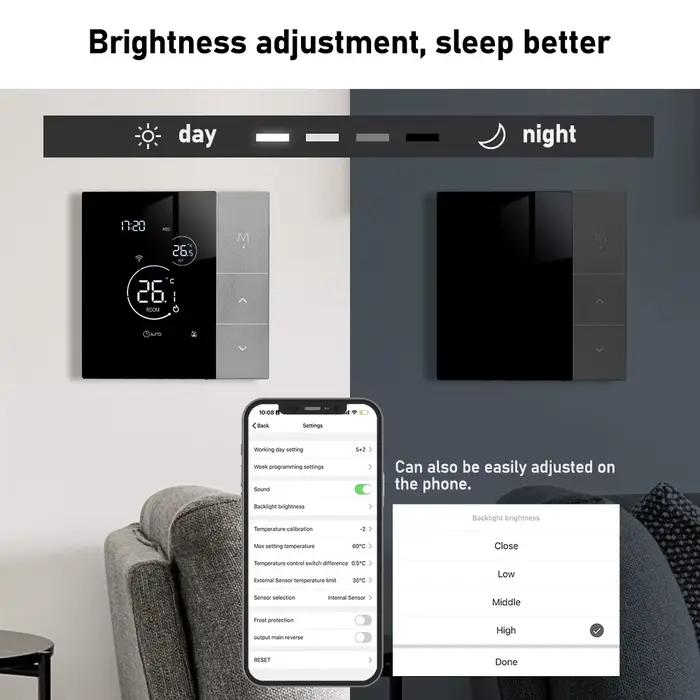 Tuya-Thermorégulateur Wifi Smart Home