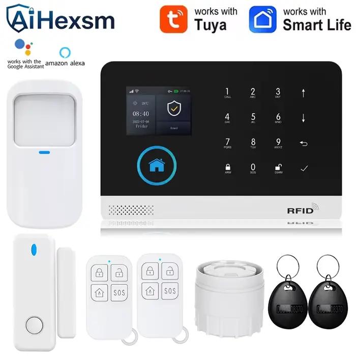 Système d'alarme sans fil 433 MHz 103 GSM avec détecteur de mouvement pour animaux de compagnie