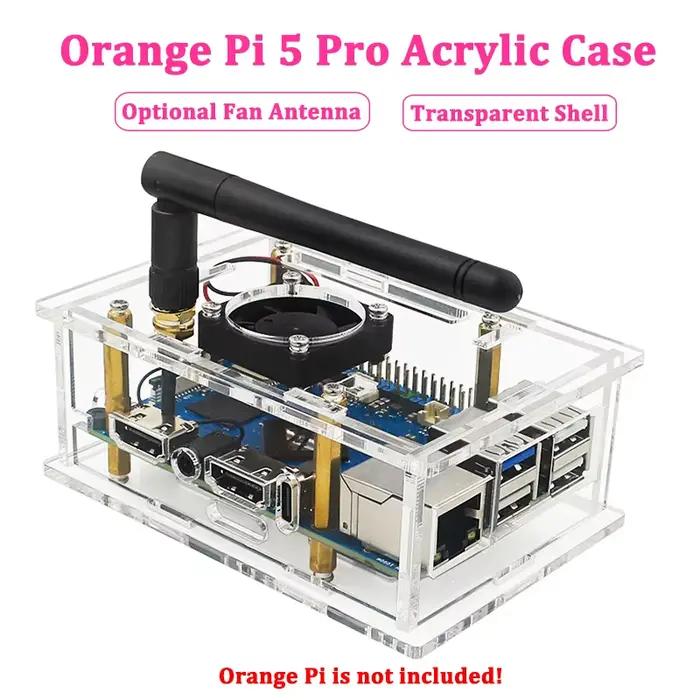 Boîtier acrylique Orange Pi 5 Pro