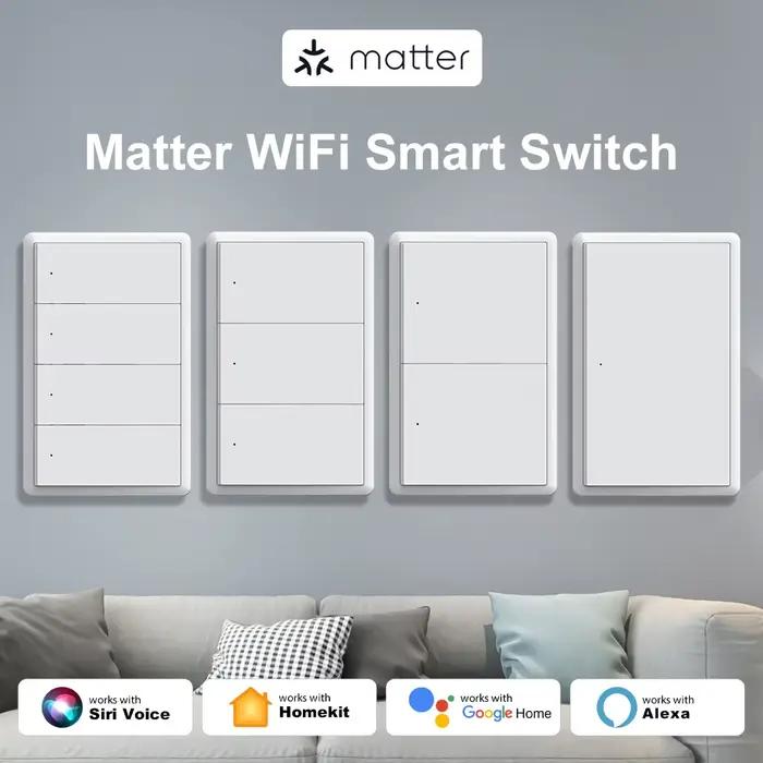 Manhot Matter-Joli d'éclairage mural intelligent WiFi