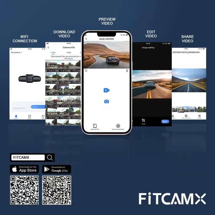 Caméra de tableau de bord Fitcamx 4K pour Lexus IS/ES/GS (2016-2025)