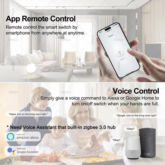 Mini Module de commutation intelligent ZigBee 16A