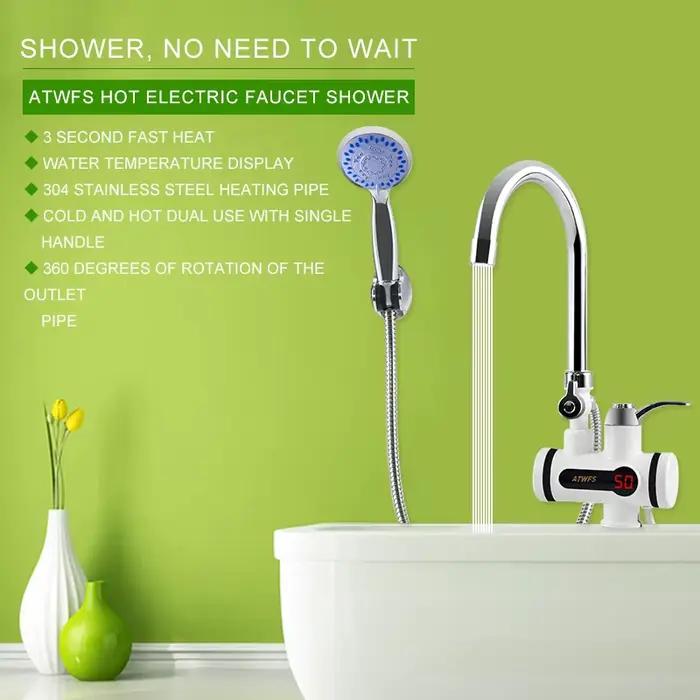 ATWelasticity-Chauffe-eau électrique instantané sans réservoir