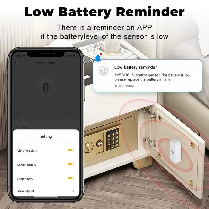 Capteur de vibrations intelligent ZigBee