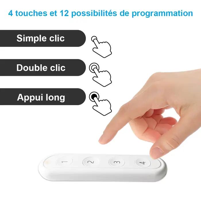 Bouton-poussoir portable sans fil Tuya Smart Life