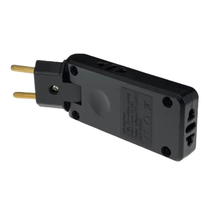 Adaptateur mural de prise électrique pivotante