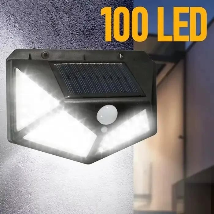 1/2/4/6 pièces 100 mur LED lumières lampe solaire extérieure PIR capteur de mouvement