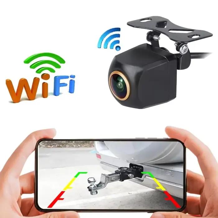 Caméra de recul sans fil Wifi 170 degrés HD vue arrière étanche voiture