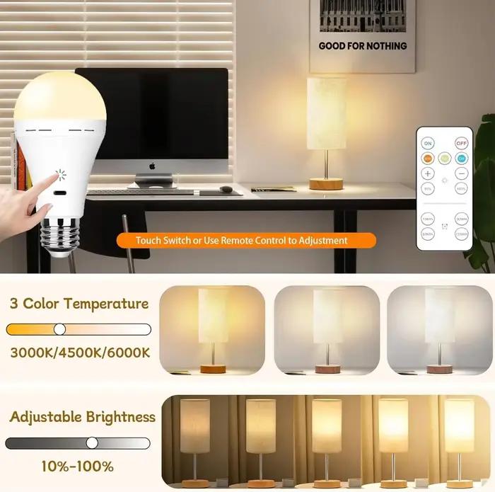 Ampoule Rechargeable couleur rvb
