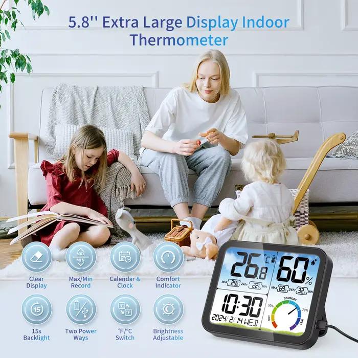 Compteur de température et d'humidité domestique